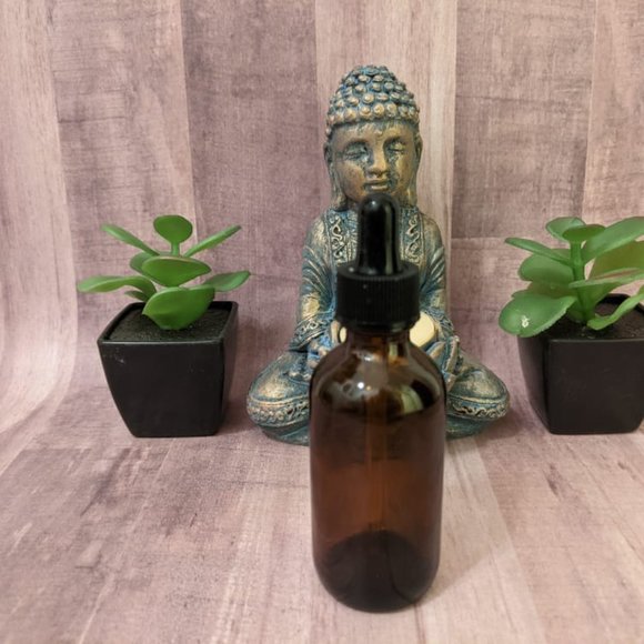 Aveda Shampure Spirit Oil in Amber Glass Vial w/Dropper Pure-Fume JUMBO 2 fl oz!